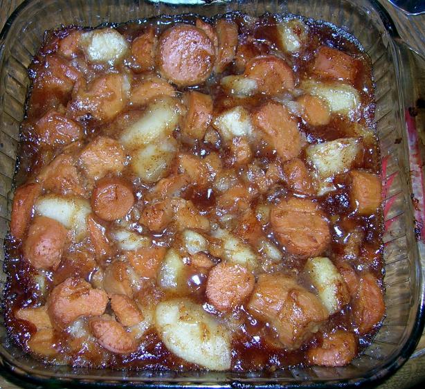 Short-Cut  Apple Yam Casserole. Photo by morgainegeiser