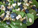 Greens With Blueberries, Feta and Almonds