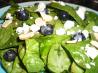 Greens With Blueberries, Feta and Almonds