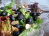 Greens With Blueberries, Feta and Almonds