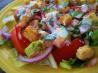 BLT Salad With Creamy Basil Dressing. Recipe by Boomette