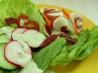 BLT Salad With Creamy Basil Dressing