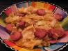 Cabbage, Kielbasa and Pierogies