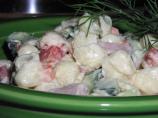 Garden Vegetable and Ham Salad