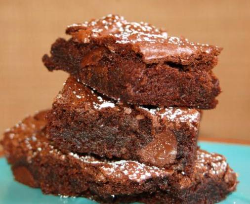 Mom's Easy Kahlua Brownies. Photo by sydsmama