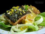 Salmon on Fennel Salad. Photo by Chef floWer
