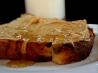 Peanut Butter Toast With Icy-Cold Banana Milk