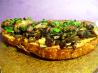 Three Mushrooms Crostini. Recipe by Boomette