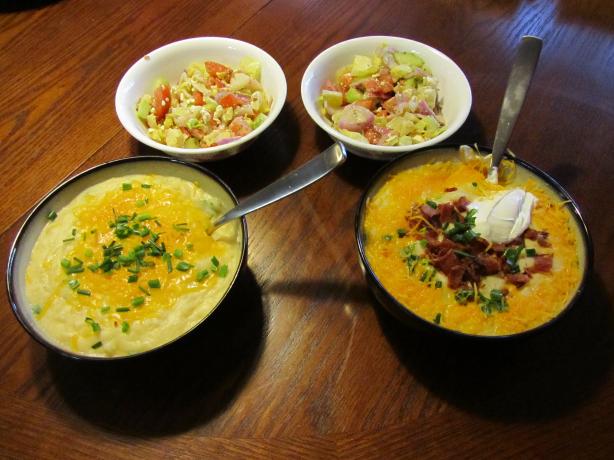 Crock Pot - Style Loaded Baked Potato Soup. Photo by Dr.JenLeddy