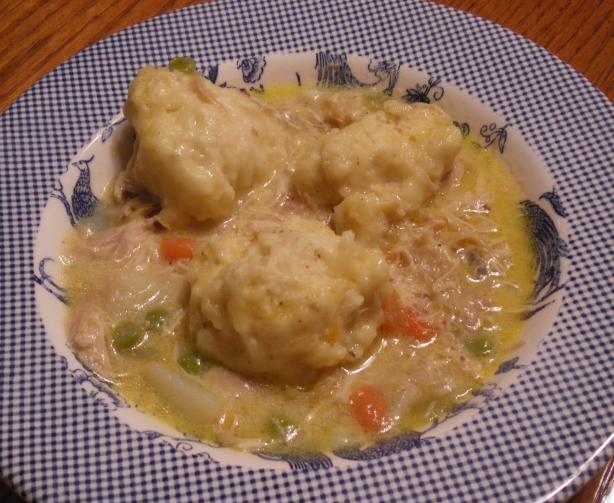 Grandma's Chicken and Dumpling Soup. Photo by PanNan