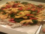 Peanut chicken over rice