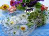 Flowers and Posies Frozen in Time! Fresh Floral Ice Cubes