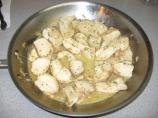 Chicken Medallions in White Wine Reduction