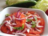 Marinated Tomato Salad. Photo by JoyfulCook