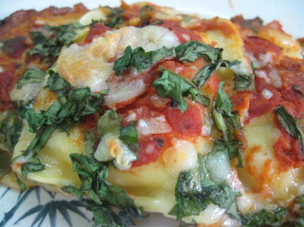 Spinach Ravioli Bake. Photo by Enjolinfam