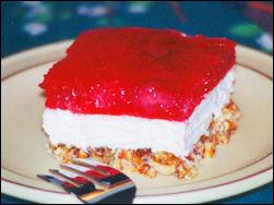 Pretzel Jello Dessert. Photo by ~la petite chef~