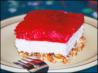Pretzel Jello Dessert. Recipe by ~la petite chef~