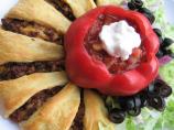 Vegetarian Pampered Chef Taco Ring