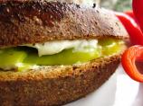 Simple Pepperoncini and Cream Cheese Sandwiches