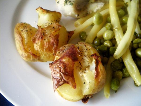 Twice Cooked Baby Potatoes. Photo by Bergy