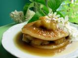 Banoffee Bananas With Buttermilk Pancakes, Ginger and Cream