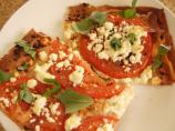 Phyllo Pizza With Fresh Tomatoes and Feta Cheese. Photo by Heirloom