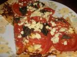 Phyllo Pizza With Fresh Tomatoes and Feta Cheese. Photo by SweetySJD
