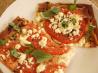 Phyllo Pizza With Fresh Tomatoes and Feta Cheese