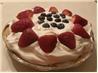 Red, White, and Blue Ice Cream Pie. Recipe by Mirj
