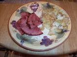 Grilled Ham Slices With Horseradish Basting Sauce