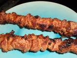 Garlic-Mustard Grilled Beef Skewers