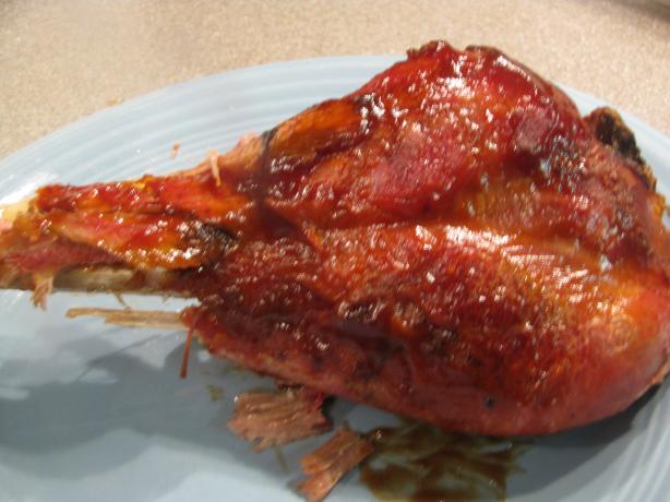 Memphis-Style Turkey Legs - Alton Brown. Photo by kellychris