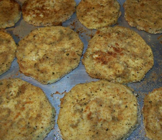 Oven Fried Eggplant. Photo by Mimi in Maine