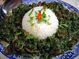 Saag Khumb (Spinach and Mushrooms)