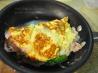 Fluffy Omelette With Ham, Spinach and Swiss Cheese