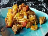 One Dish Savory Spaghetti