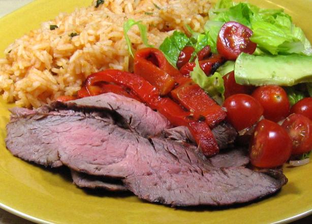 Marinated Grilled Beef Fajitas. Photo by dianegrapegrower