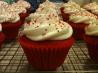 Bobby Flay Throwdown Red Velvet Cupcakes and Cream Cheese Icing