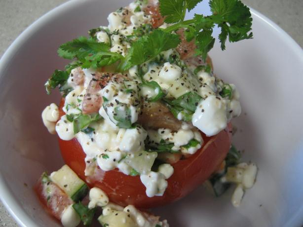 Maggie's Stuffed Tomato. Photo by Maggie, Cooking