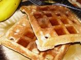 Banana-Wheat Waffles