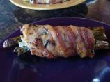 Bacon Wrapped Chicken and Asparagus. Photo by Tish