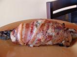 Bacon Wrapped Chicken and Asparagus. Photo by Tish