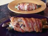 Bacon Wrapped Chicken and Asparagus. Photo by Tish