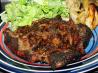 T-Bone Steak With Bacon-Mushroom Sauce