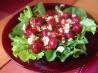 Mixed Green Salad With Strawberry Vinaigrette. Recipe by Epi Curious