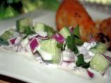 Sweet Cucumber and Red Onion Salad