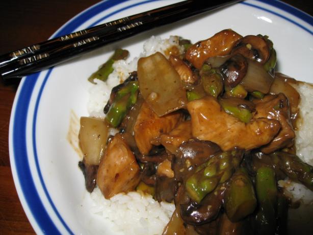 Asparagus Chicken With Black Bean Sauce. Photo by BarbryT