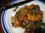 Asparagus Chicken With Black Bean Sauce