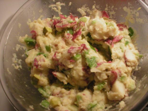 Red Potato Salad... Spicy and Vegan (No Mayo or Nayo!). Photo by Brooke M.