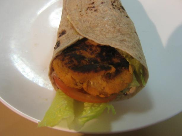 Sweet Potato and Chickpea Patties. Photo by I'mPat